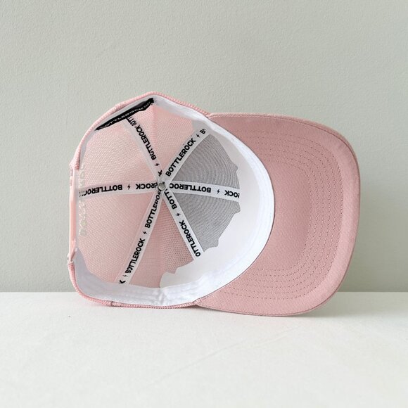 New! BOTTLEROCK Music Festival Platinum Cap Pink Mesh Hat Snapback 2025 Napa CA - Picture 6 of 7